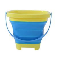 Arrowsy Collapsible Bucket Compact 2-Liter Silicone Folding Bucket Kids Beach Play