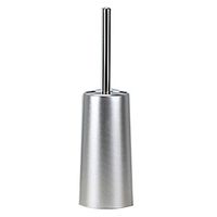 ZDDAB Stainless Steel Toilet Cleaning Brush Combination, Bathroom Accessories Toilet Brush Holder, Clean No Dead Ends (Color : Silver)