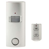 Wireless Solar Motion Alarm System with IR Remote + 130dB Loud Siren Sound
