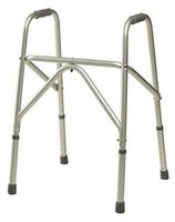 MediChoice Lightweight Rigid Adjustable Walker, 400 lb. Capacity, Aluminum, 2867WLK1000 (Case of 4)