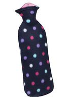 Stylish Washable Rectangular Hot Water Bottle with Cover 1 L -05