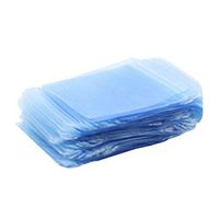 LoveinDIY 100Pcs Plastic Poly Zipper Bag, Clear Poly Zipper Bags, Resealable Ziplock Storage Plastic Bags for Jewelry Storage - 6x8cm