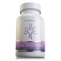 Organic Vitex Chasteberry | 400mg per Cap with Standardized Extract | Natural PMS Relief, Supports Regulate Cycles & Hormone Balance, Promotes Skin Care* 120 caps