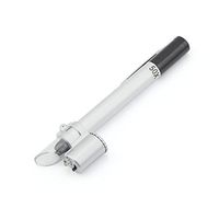 Owfeel 50X Magnification LED Pocket Microscope Magnifier Magnifying Gem Pen Jewelry Loupe