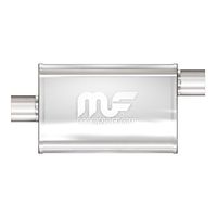 Magnaflow 11256 Satin Stainless Steel 2.5 Oval Muffler by Magnaflow