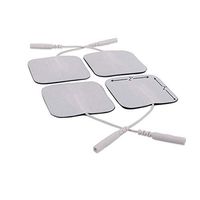 Electrode Pads for TENS Unit EMS Machine Device Massager 4 Pieces Premium Quality Self Adhesive Square 2" x 2"