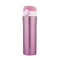 ZHENQ Stainless Steel ml Thermos Thermos Drinking Water Kettle Thermos Cup Solid Color, Corrosion-Resistant Solid Stainless Steel Environmentally Friendly, Durable. (Color : A)