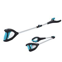 Grab Reacher Tool Rotating Gripper, Arm Extension, Reaching Assist Tool,Litter Pick Up with Light, Easy to Operate and Easy to Use(32'')