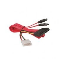 CableWholesale's SAS 29 Pin (SFF-8482) to Dual lane SATA Data and Molex Power Cable, 20 inch