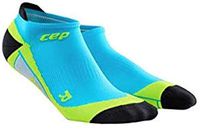Men’s No Show Compression Running Socks - CEP (Hawaii Blue/Green) V