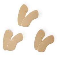 Fancy Feet Back of Heel Shoe Cushions (3 Pair) (3 Pair, Khaki)