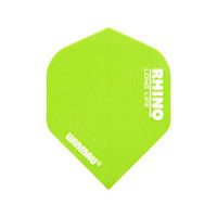 Winmau Rhino Long Life Standard Extra Thick Dart Flights (3 Sets of 3-9 Flights) (Green)
