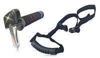Car Handle with Car Assist Door Handle Grip Strap, Glass Breaker and Belt Cutter- for Elderly and Disabled