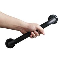 Zhen guo Antique Shower Grab Bars for Bathroom, Matte Black Steel Shower Safety Handrail Bars, Handicap Rails, Grab Handles Wall Mounted for Elderly (Size : 40cm/16inch)