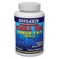 Krill Oil 1000mg (2 gelcaps) – Purified, Cold Pressed, Double Potency/60 Gelcaps
