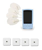 TENS Unit tens Machine 16 Modes Muscle Stimulator Electronic Pulse Massager Pain Relief electrostimulation Blue Extra 4 Square Replacement Pads