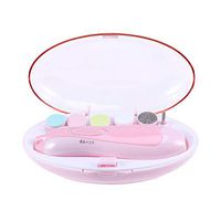 Healifty Nail Polisher 1pc Baby Nail File Multi-Functional Battery Operated Electric Nail Trimmer Nail Polisher Nail Clipper for Toddler Infant