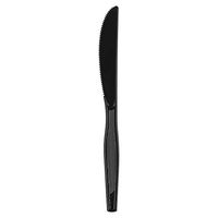 Dixie 7.5" Heavy-Weight Polystyrene Plastic Knife by GP PRO (Georgia-Pacific), Black, KH517, (Case of 1,000)