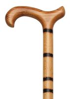 Men Derby Cane Scorched Jambis Step Beechwood  -Affordable Gift! Item #DHAR-9762500