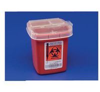 COVIDIEN/MEDICAL SUPPLIES PHLEBOTOMY SHARPS CONTAINERS Sharps Container, ½ Qt, Autodrop, Red, 100/cs