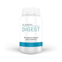 Dr. Brighten Digest - Digestive Enzymes Supplement Includes Special Protease DPP IV That Digests Gluten, Betaine HCl to Help Relief from The Discomfort After Eating