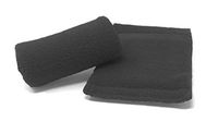 Universal Crutch Hand Grip Covers - Luxurious Soft Fleece with Sculpted Memory Foam Cores (Dark Blue)