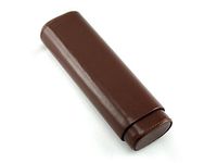 Skyway Drake Leather Cigar Case Holder with Cedar Lining - Brown