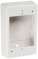 Hellermann Tyton TSRW-JB1 Single Gang Junction Box, 1-1/4 Deep, PVC, White by Hellermann Tyton