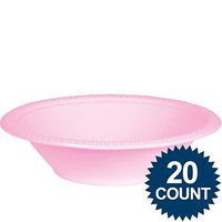 Creative Converting Classic Pink Plastic Bowls - 20 ct