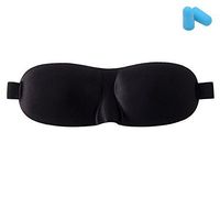 Sinocles Sleep Eye Mask with 3D Funny Eye Labeling Ultra Lightweight Breathable Eyeshade Adjustable Strap for Men Women and Kids with Earplug Gift