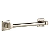 Delta Faucet DSQ5916-BN Harvard Square Decorative Bathroom Safety Grab Bar, 16" x 1 1/4 inch, Satin Nickel