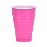 Party Dimensions 89632 Coex Cups, 12 oz, Hot Pink