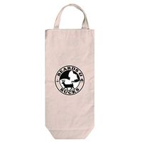 Beards & Bucks Hunting Cotton Canvas Wine Bag Tote With Handles Wine Bag