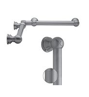 Jaclo G33-24-24-IC-SN Contempo Luxury Grab Bar, Polished Brass