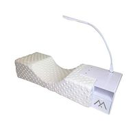 Eyelash Extension Pillow with Cosmetics Shelf Ergonomic Curve Memory Foam Pillow Tools Support Neck for Family Salon