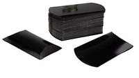 Pillow Boxes - 100-Pack Paper Gift Boxes, Party Favor Boxes for Jewelry, Candy, Small Note Card, Black, 5 x 3.5 x 1.2 Inches