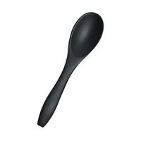 PacknWood 209BBNEMKIN Tung Bamboo Mini Spoon - Black - 3.5" - 500 per case