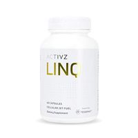 LINQ Cellular Jet Fuel - Leaky Gut Management - Gut/Brain Connection - Highly Bioavailable Butyric Acid Supplement - Patented Delivery Technology (60 Capsules, 1 Month Supply)