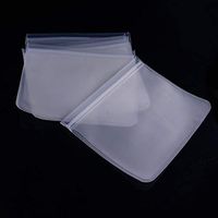 Eastar 5pcs Reusable Sandwich Bags Ziplock Sealing Multipurpose Snack Set BPA Free