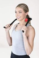 PROELIUM Dual Pressure Point Neck Massager for Deep Muscle Stimulation Trigger Therapy - Lightweight, Ultra-Durable, and Athletic Compact - Handheld Shiatsu Reflexology Massage for Neck and Shoulders