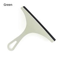 ARRIVEOK Bathroom Table Tile Window Cleaner Glass Wiper Screen Squeegee Scraper Brushes Home Washing(Green)