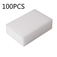 100 Set Magic Sponge Eraser Cleaning Melamine Multi-Function Foam Cleaner, Works Great for Sink, Bathtub, Kitchen, Bathroom and Car 100x70x30mm