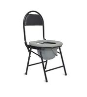 Bedside Commode Chair Heavy Duty Bariatric Folding Seat for Senior Adults Handicac Elderly Fits Most Liner Adjustable Height Portable Lightweight Wide