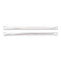 Dixie Wrapped Straw, Jumbo, 7-3/4", Translucent, 500/BX (15000444)
