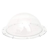 TELESIN 6" Transparent Dome Cover, for Gopro Hero3/3+/4 Hero 5 and Hero 6 Underwater Photography Dome Port