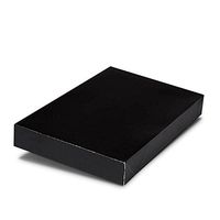 Black Apparel Gift Boxes 11" X 8 1/2" X 1 3/4" | Quantity: 100