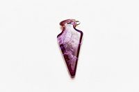 Siddha Arrowhead Pendant- Reiki Healing, Crystal Healing, Meditation, Positive Energy Spiritual Energy Meditation (Purple Amethyst)