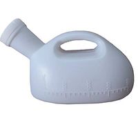 GUANGJIQIAO 2000ML Male Urinal Mens Potty Portable Pee Bottle Collector Travel Toliet (White)