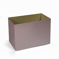 Silver Basket Box 10" X 6" X 7 1/2" Christmas | Quantity: 10