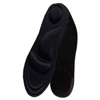 gLoaSublim Orthotic Insoles,Shoe Support Arch Orthotic Gel Insoles Massaging Sport Pad Men Women Foot Care Women Black